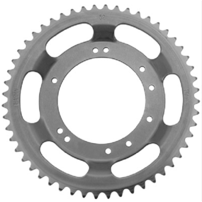 Couronne ø 98 mm 52 dents Peugeot bâtons alu