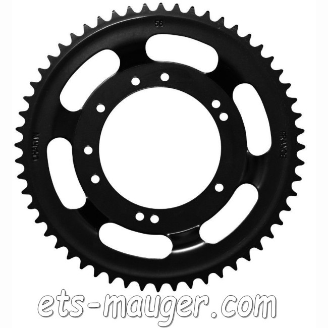Couronne ø 98 mm 56 dents NOIR Peugeot bâtons alu