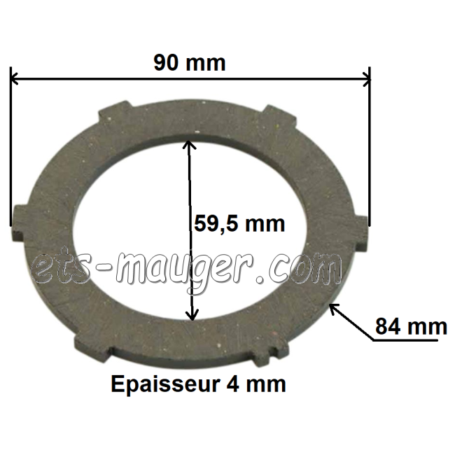 Disque embrayage Peugeot 101 102 103 104 105 GT10 GL10