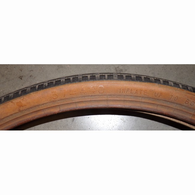 Pneu 500 x 37  (37-440) Michelin noir / brun