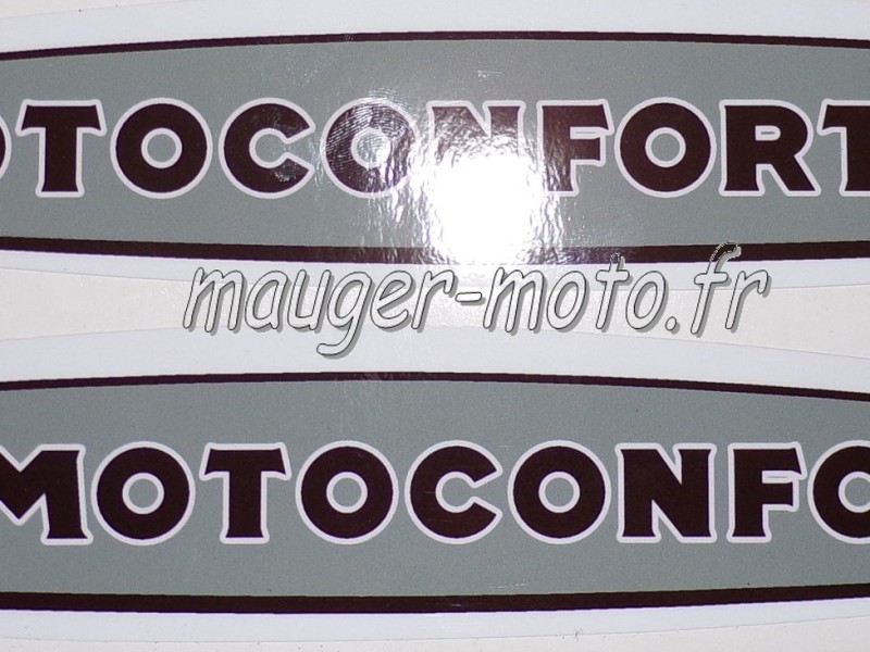 Autocollant Vintage Motobécane Motoconfort 1981 D'origine - Pièce Rare Collection Moto