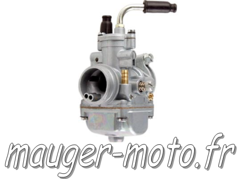 Carburateur Dell'Orto PHBG 17 AS (Montage rigide / Starter direct) - 4 temps (02555) - Partie Moteur - Pièces pour Mobylettes MOTOBECANE / MBK