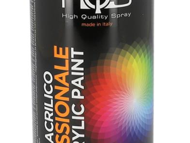 Lot De 2 Bombes De Peinture HQS Professionnel - Noir Brillant (1.1251), Neuves